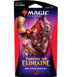 Magic Throne of Eldraine Theme Red Theme Booster - 35 røde kort 