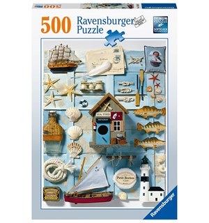 Maritime Flair 500 biter Puslespill Ravensburger Puzzle 