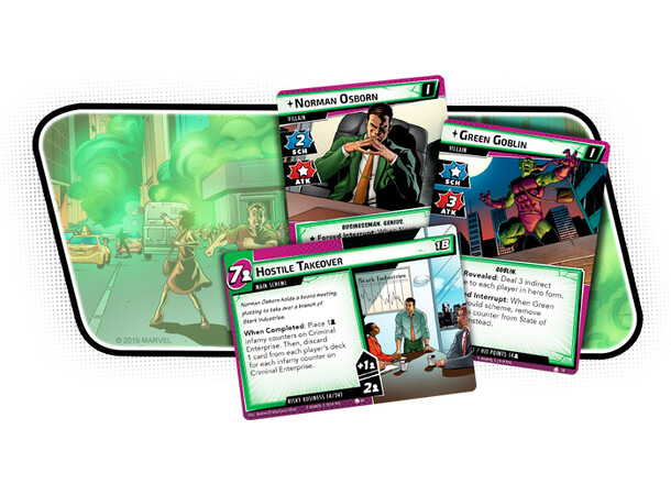 Marvel Champions TCG Green Goblin Exp Expansion Marvel Champions The Card Game 