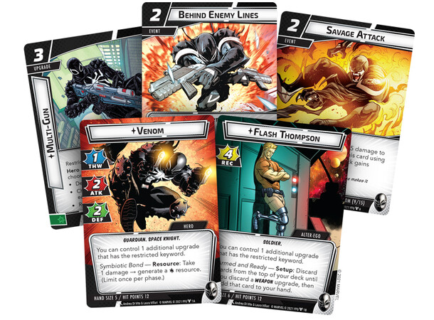 Marvel Champions TCG Venom Expansion Expansion Marvel Champions The Card Game 