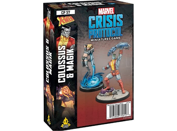 Marvel Crisis Protocol Colossus/Magik Utvidelse til Marvel Crisis Protocol