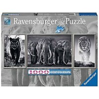 Panter Elephant Lion 1000 biter Puslespill - Ravensburger Puzzle