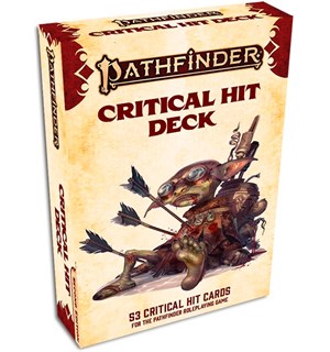Pathfinder RPG Cards Critical Hit Second Edition Card Deck 