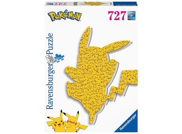 Shaped Pikachu 727 bitar Pussel Ravensburger Puzzle 