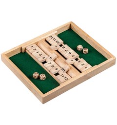 Shut the Box 12er - 2 spiller variant