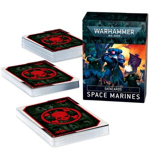 Space Marines Datacards Warhammer 40K 