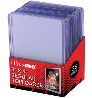 Toploader 35PT - 25 stk 63,5 x 88,9 mm For verdifulle kort - Ultra Pro