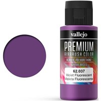 Vallejo Premium Fluo Violet 60ml Premium Airbrush Color - Fluorescent