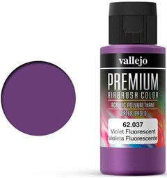 Vallejo Premium Fluo Violet 60ml Premium Airbrush Color - Fluorescent