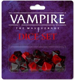 Vampire RPG Dice Set Vampire the Masquerade 5th Edition