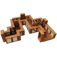 WarLock Tiles Town/Village Straight Wall Bygg din egen Dungeon i 3D!