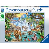 Waterfall Safari 1500 biter Puslespill Ravensburger Puzzle