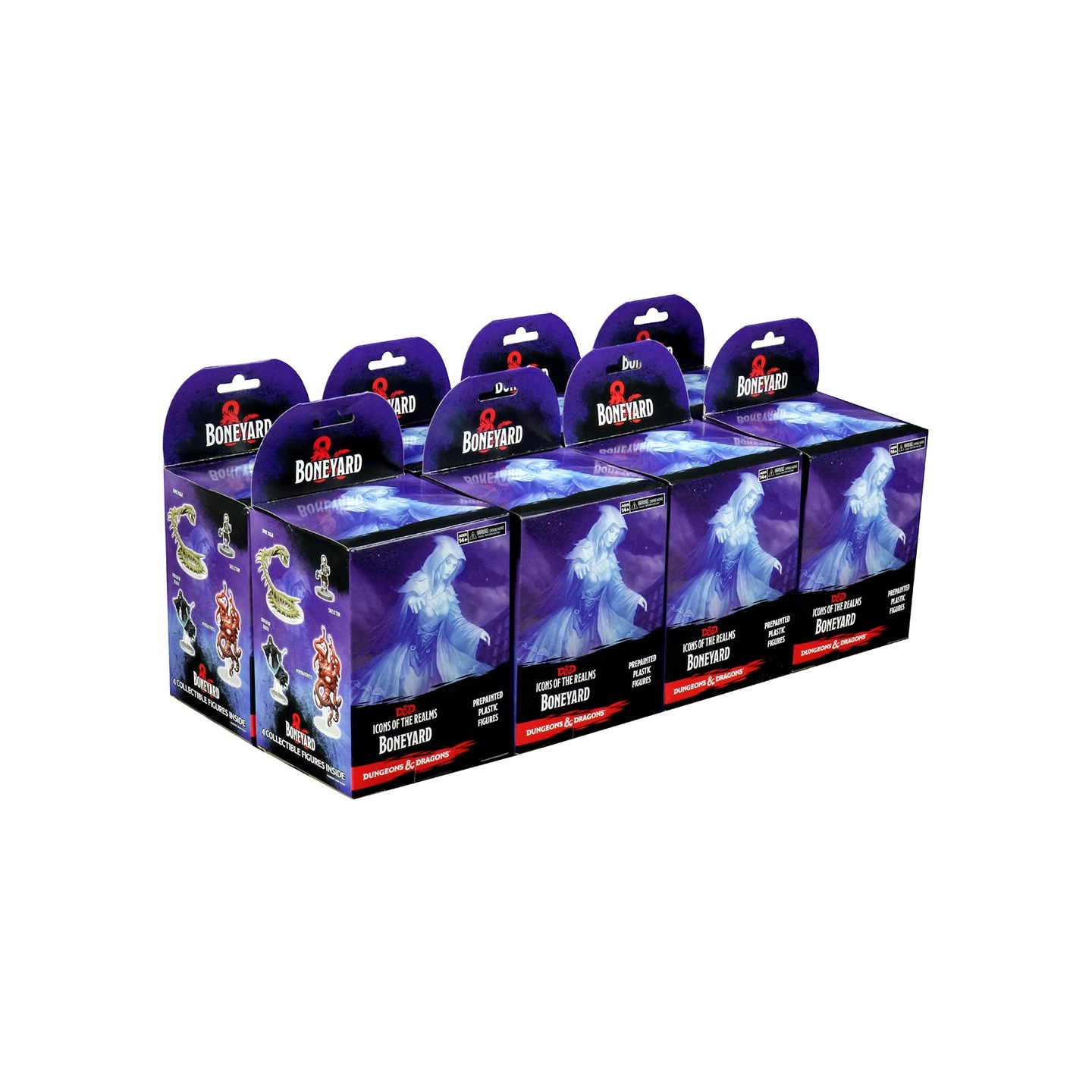 D&D Figur Icons Boneyard Brick Display - 8 bokser á 4 figurer per boks