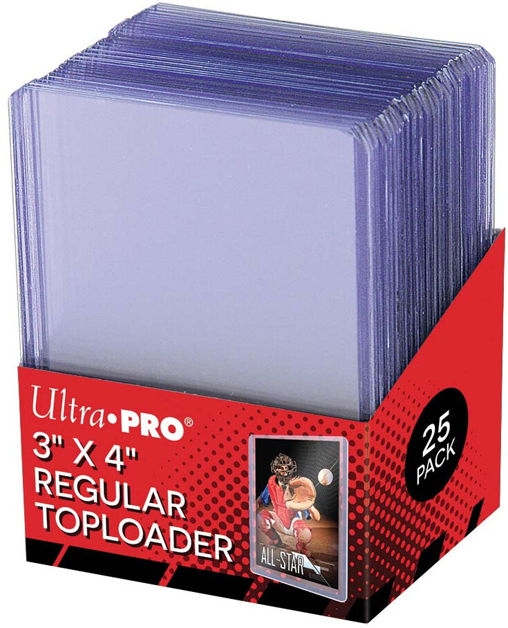 Toploader 35PT - 25 stk 63,5 x 88,9 mm For verdifulle kort - Ultra Pro