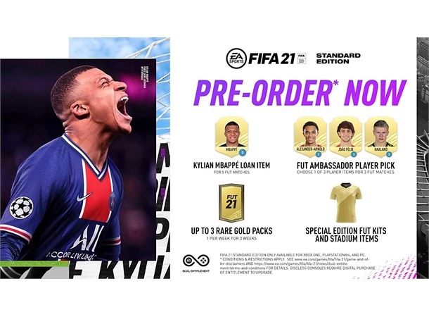 FIFA 21 m/ bonus PS4 Pre-order og få in-game bonuser ...