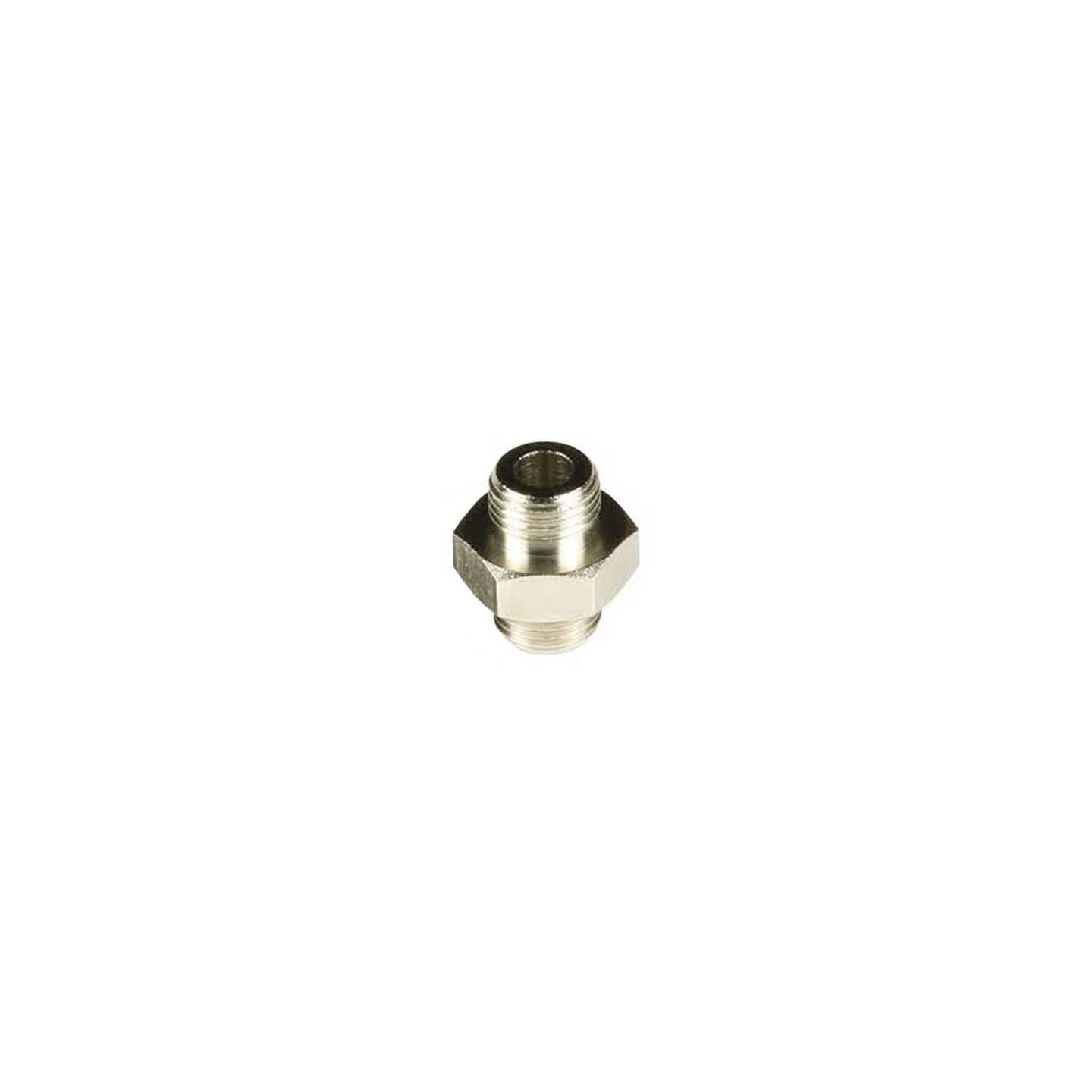 H&S Airbrush double nipple 1/8 male Harder & Steenbeck