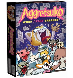 Aggretsuko Work/Rage Balance Brettspill 