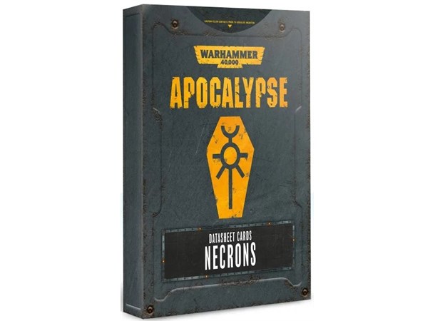 Apocalypse Datasheets Necrons Warhammer 40K