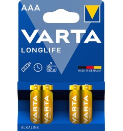 Batteri AAA 4-pack Trippel A batteri alkalisk