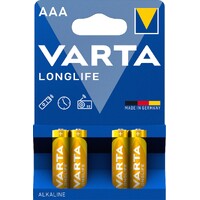 Batteri AAA 4-pack Trippel A batteri alkalisk