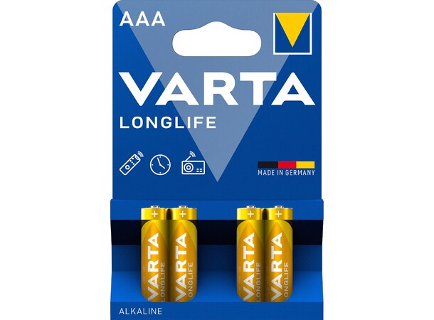 Batteri AAA 4-pack Trippel A batteri alkalisk 