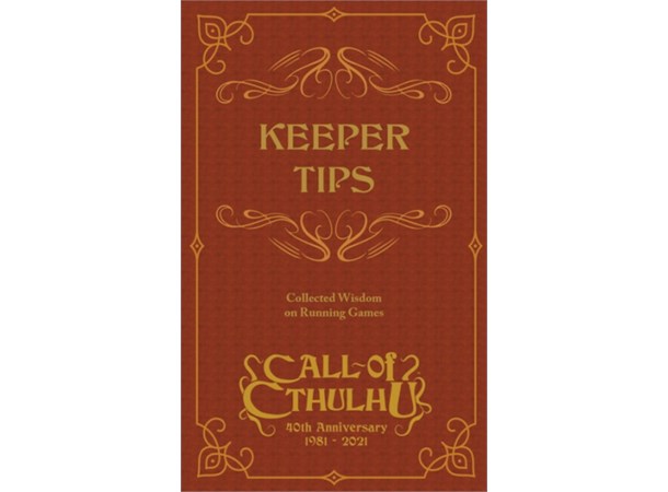 Call of Cthulhu RPG Keeper Tips Book Collected Wisdom