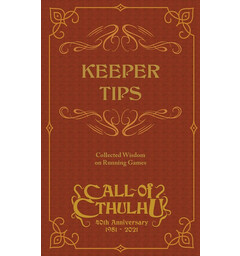 Call of Cthulhu RPG Keeper Tips Book Collected Wisdom
