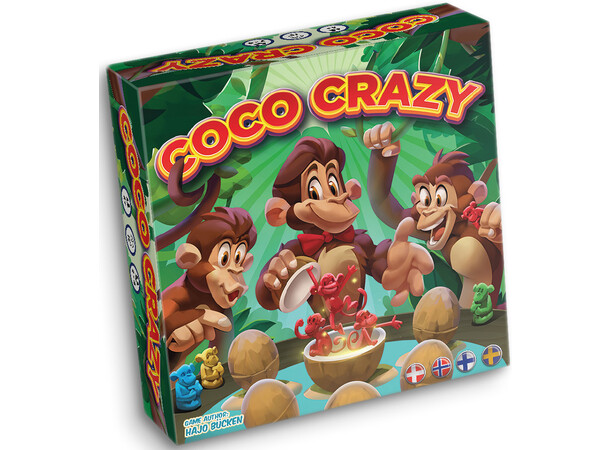 Coco Crazy Brädspel Svensk utgåva 