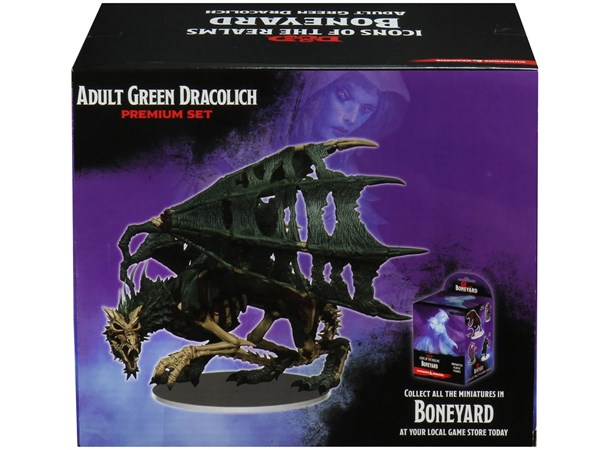 D&D Figur Icons Boneyard Green Dracolic Dungeons & Dragons Premium Figure