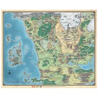 D&D Maps Faerun Realm & Sword Coast Dungeons & Dragons Vinyl Game Mat 68x83