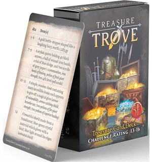 D&D Treasure Trove Deck CR 13-16 Dungeons & Dragons - 52 kort 