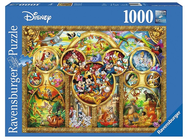 Disneys Best Disney Themes 1000 biter Puslespill - Ravensburger Puzzle