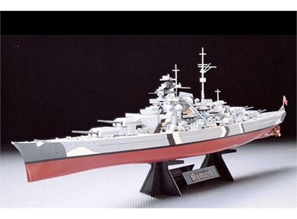 German Battleship Bismarck Tamiya 1:350 Byggesett