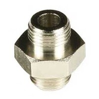 H&S Airbrush double nipple 1/8 han Harder & Steenbeck