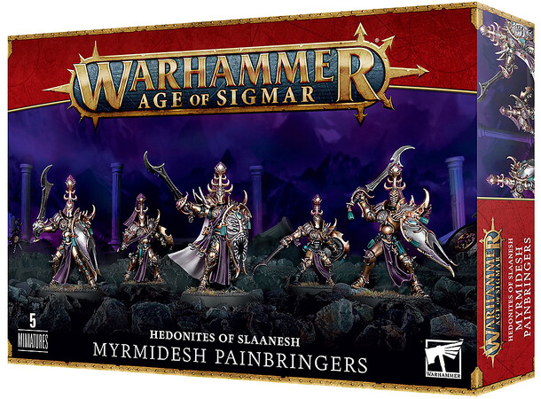 Hedonites of Slaanesh Myrmidesh Painbrin Warhammer Age of Sigmar Painbringers