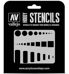 Hobby Stencils Access Trap Doors Vallejo