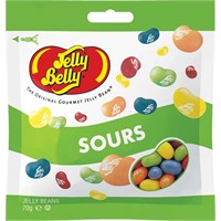 Jelly Belly Sours Gelebønner 70g Gelebønner med herlig fruktsmak