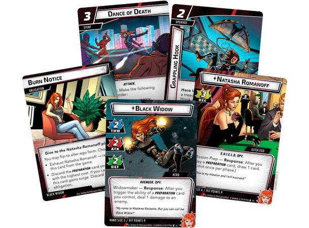 Marvel Champions TCG Black Widow Exp Expansion Marvel Champions The Card Game 