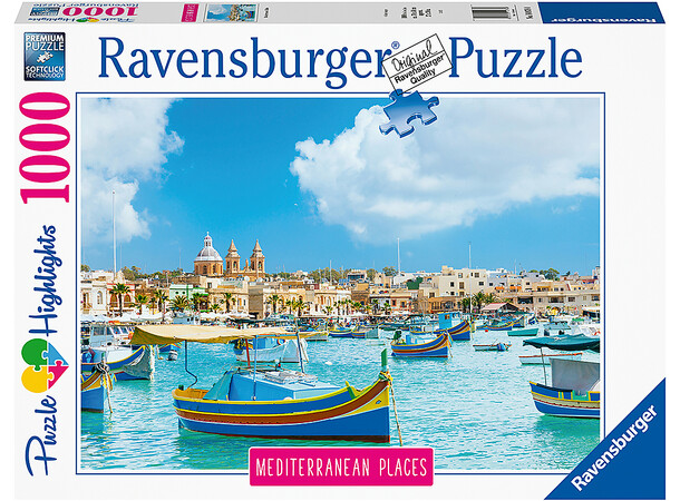 Mediterranean Malta 1000 biter Puslespill - Ravensburger Puzzle
