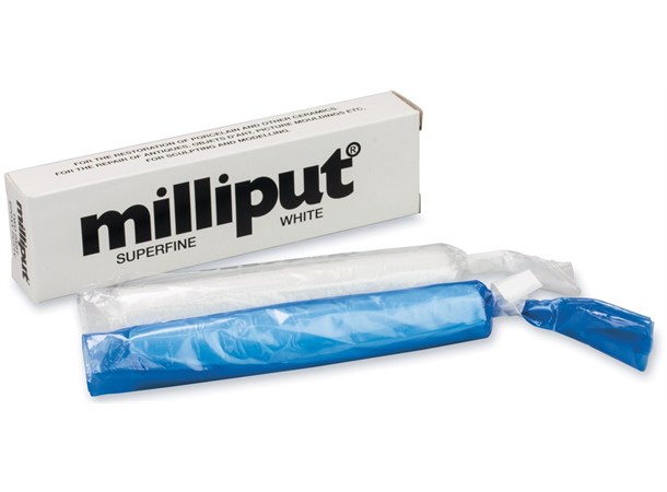 Milliput Putty Superfine White 113g Legendarisk 2-part epoxy putty