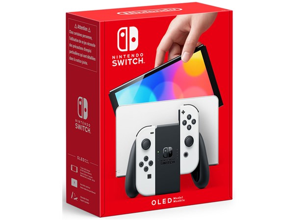 Nintendo Switch Konsoll Hvit OLED