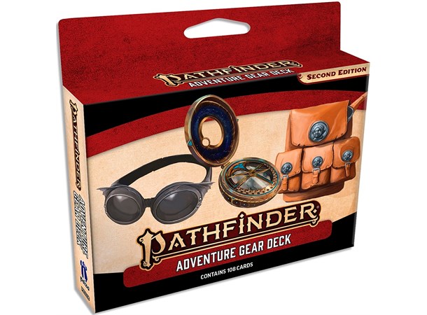 Pathfinder RPG Cards Adventure Gear Second Edition Card Deck