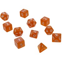 RPG Dice Set Eclipse 11 Pumpkin Orange Terninger til rollespill - 11 stk
