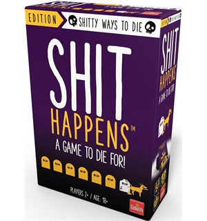 Shit Happens Shitty Ways to Die Edition Frittstående utvidelse til Shit Happens 