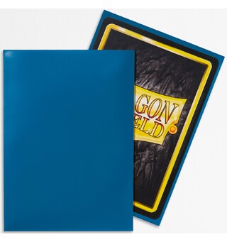 Sleeves Classic Blue x100 - 63x88 m/box Dragon Shield Kortbeskyttere m/deckbox