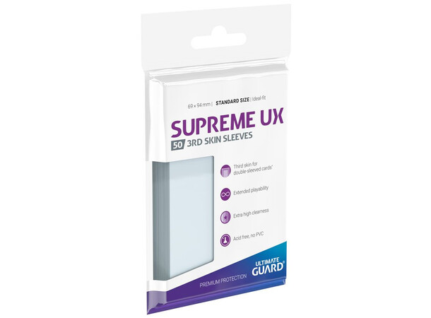 Sleeves Supreme 3rd Skin Clear x50 69x94 