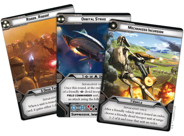 Star Wars Legion Separatist Specialist Expansion till Star Wars Legion 