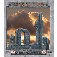 Terreng Crumbling Remnants 17cm Ferdigmalt - Battlefield in a Box