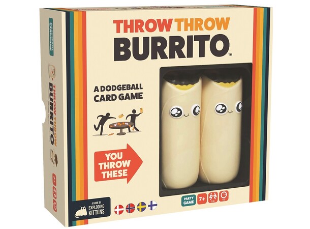 Throw Throw Burrito Brädspel Svensk utgåva 