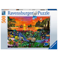 Turtle in the Reef 500 biter Puslespill Ravensburger Puzzle